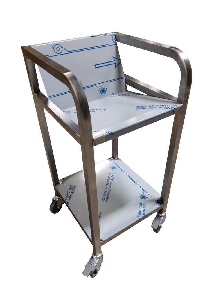 [TTRX-23076] TABLE TROLLEY 37x40 2 SHELVES