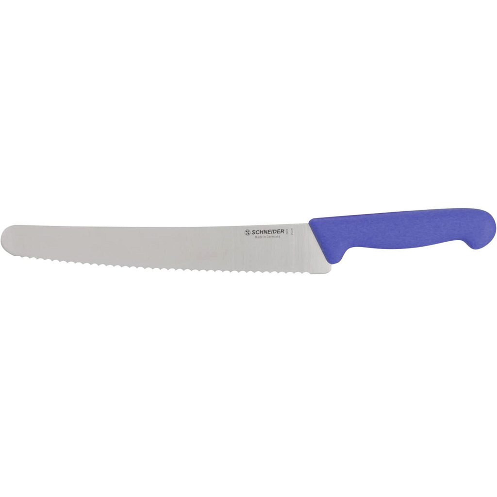 BREAD KNIFE 250mm Serrated BLUE
