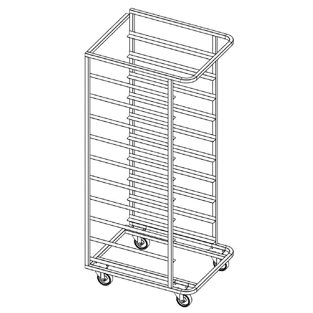 FERMENTATION RACK 60x80 10-rung *Grids not included