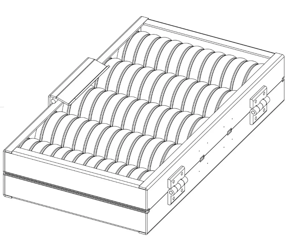 TIN SET 50x30 5x1,5L SPEC-type 270mm ’Milk Loaf’ RilonElast 