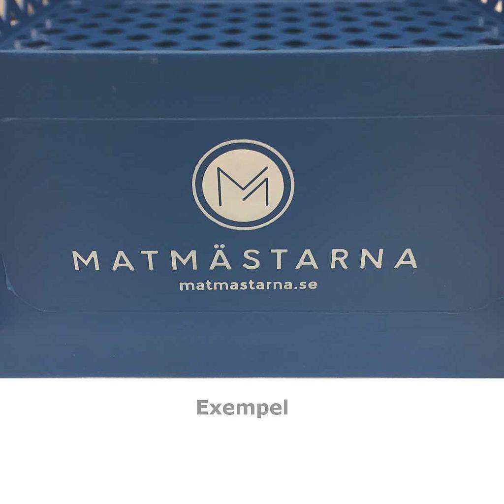 HOT PRINTING BREAD BASKET 2 sides WHITE (min quantity 50pcs)