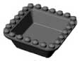 [PI-PIASTRA-G] BAKING PLATE Pavoni Cookmatic SQUARE 25x 45x45x15mm