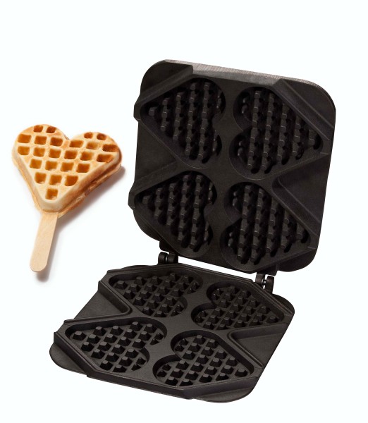 [EN-32-40744-01] STEKEPLATE HJERTE-PÅ-PINNE 4 vaffel 'Thermocook'