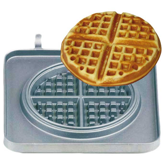 BAKING PLATE BELGIAN WAFFLE ROUND  'BakingSystem' **OUTLET**
