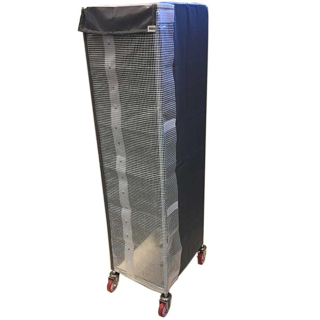 RACK DUST COVER 40x60 H:1650mm Transparent door
