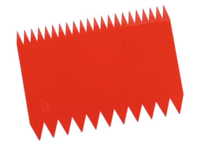 SKRAPE TANNET 110mm 1 side små tenner 1 side store tenner 