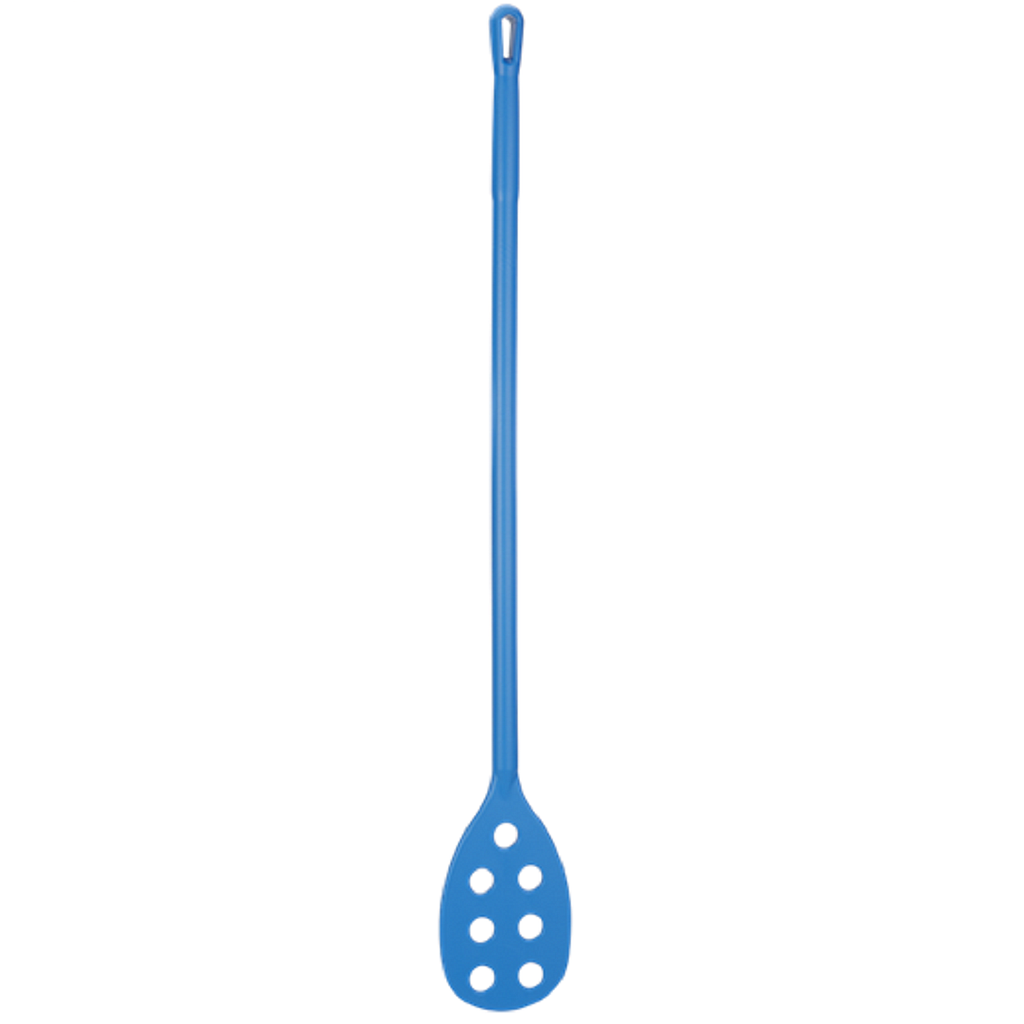 SCRAPER PADDLE with holes 1200mm Metal detectable BLUE