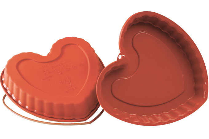 [PI-FRT101] SILICONE MOULD HEART 220mm **OUTLET**