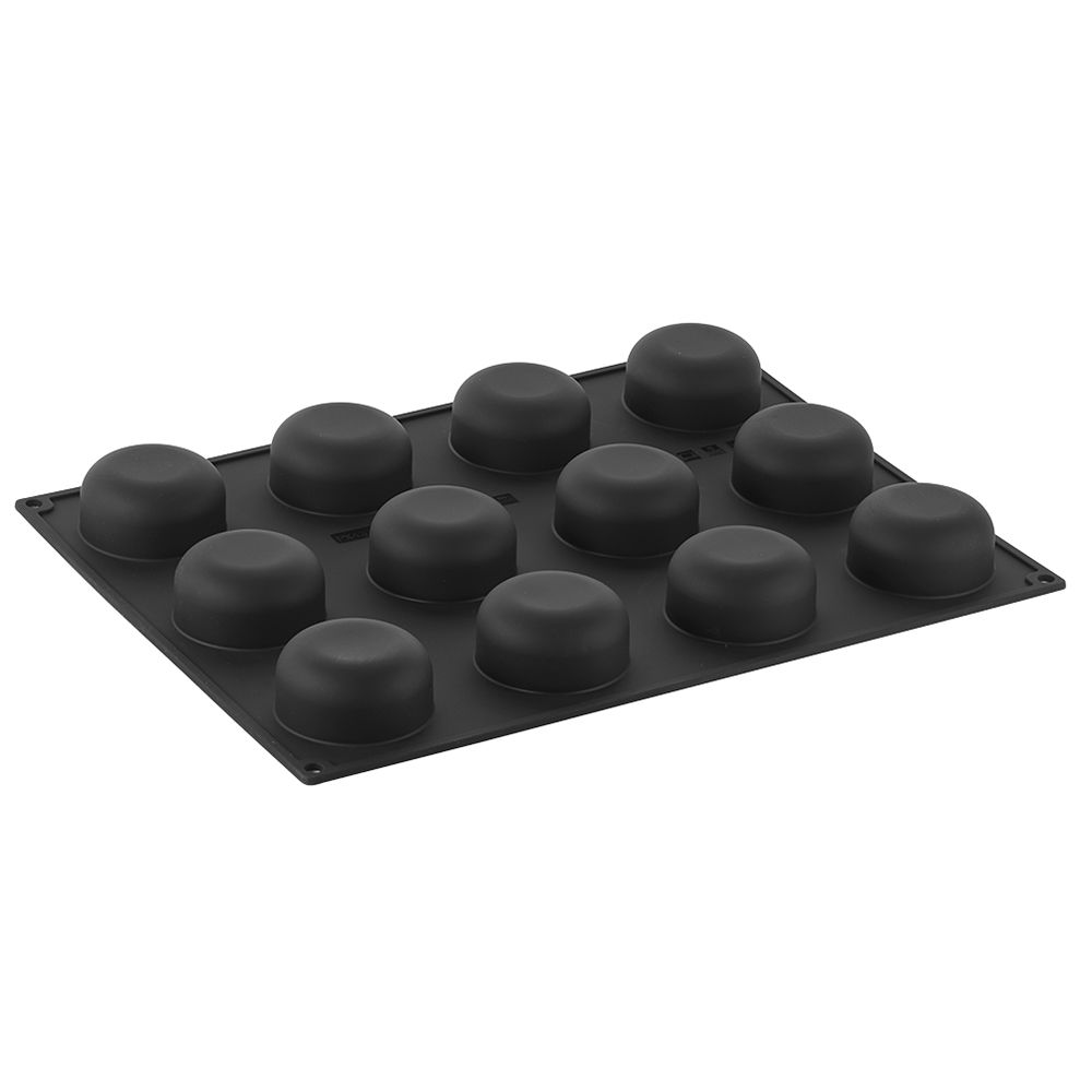 SILICONE MOULD 30x40 ROUND PLANET 12pcs ø66mm