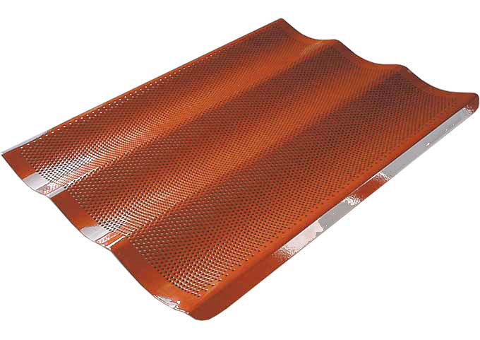 [BTRX-5268-re] FLUTED TRAY 50x65 3 LOAF RilonElast