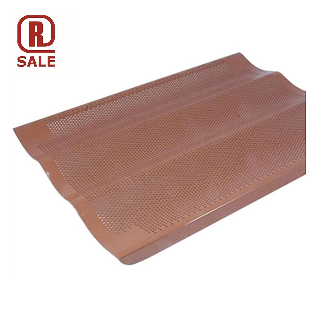 [BTRX-5362-re-usd] FLUTED TRAY 45x60 3 LOAF RilonElast *USED NEW RECOATED* *OUTLET**