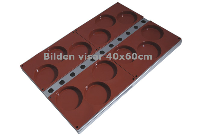 MALPLATE 45x60 til 4x Silikonform 'PI-FR023'