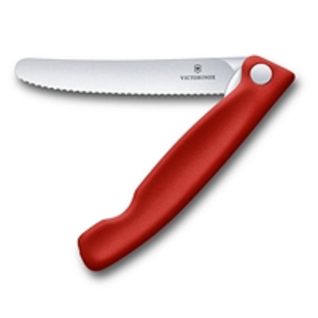 VIKBAR KNIV 110mm Tandad Rund spets VICTORINOX