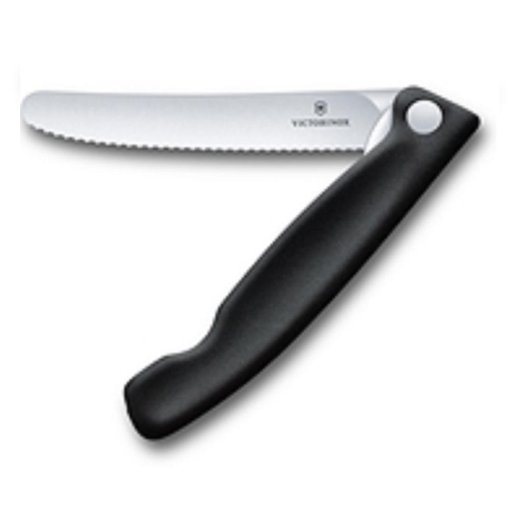 [VX-67833FB] FOLDEKNIV 110mm Sagtandet Rund spets VICTORINOX