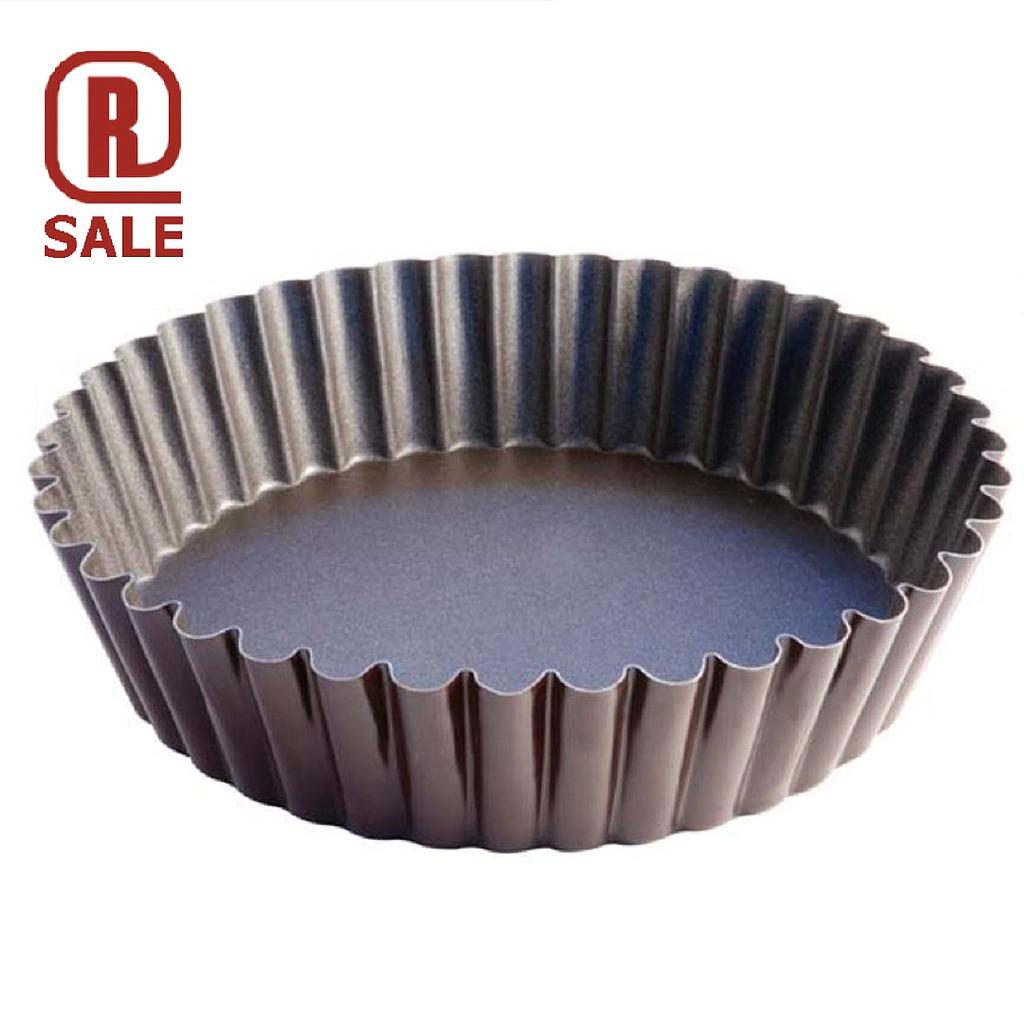 [TG-224740] KAKEFORM PAIFORM BØLGET RUND ø250/210x50mm Stål Nonstick Fluorplast-belagt 