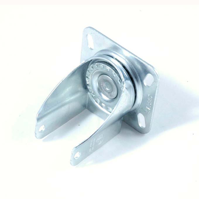 HJULGAFFEL ø100mm Fæsteplade Galvaniseret stål