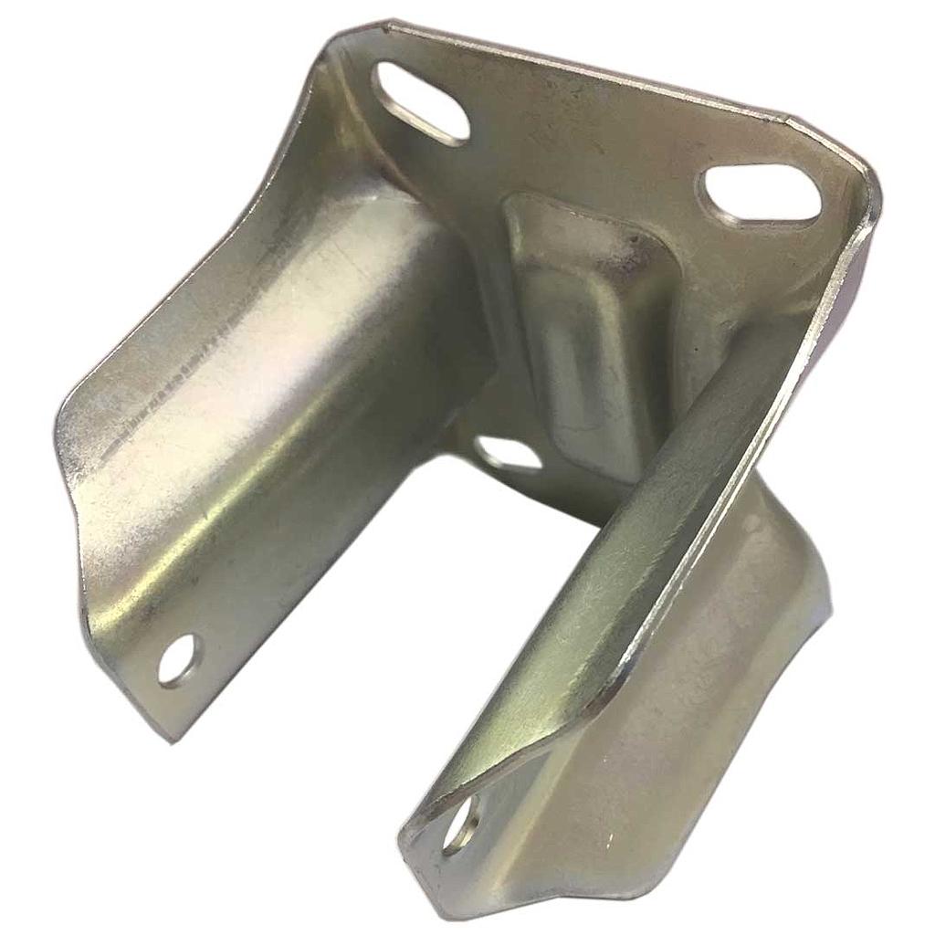 CASTOR BRACKET ø100mm Top Plate FIXED Galvanized steel