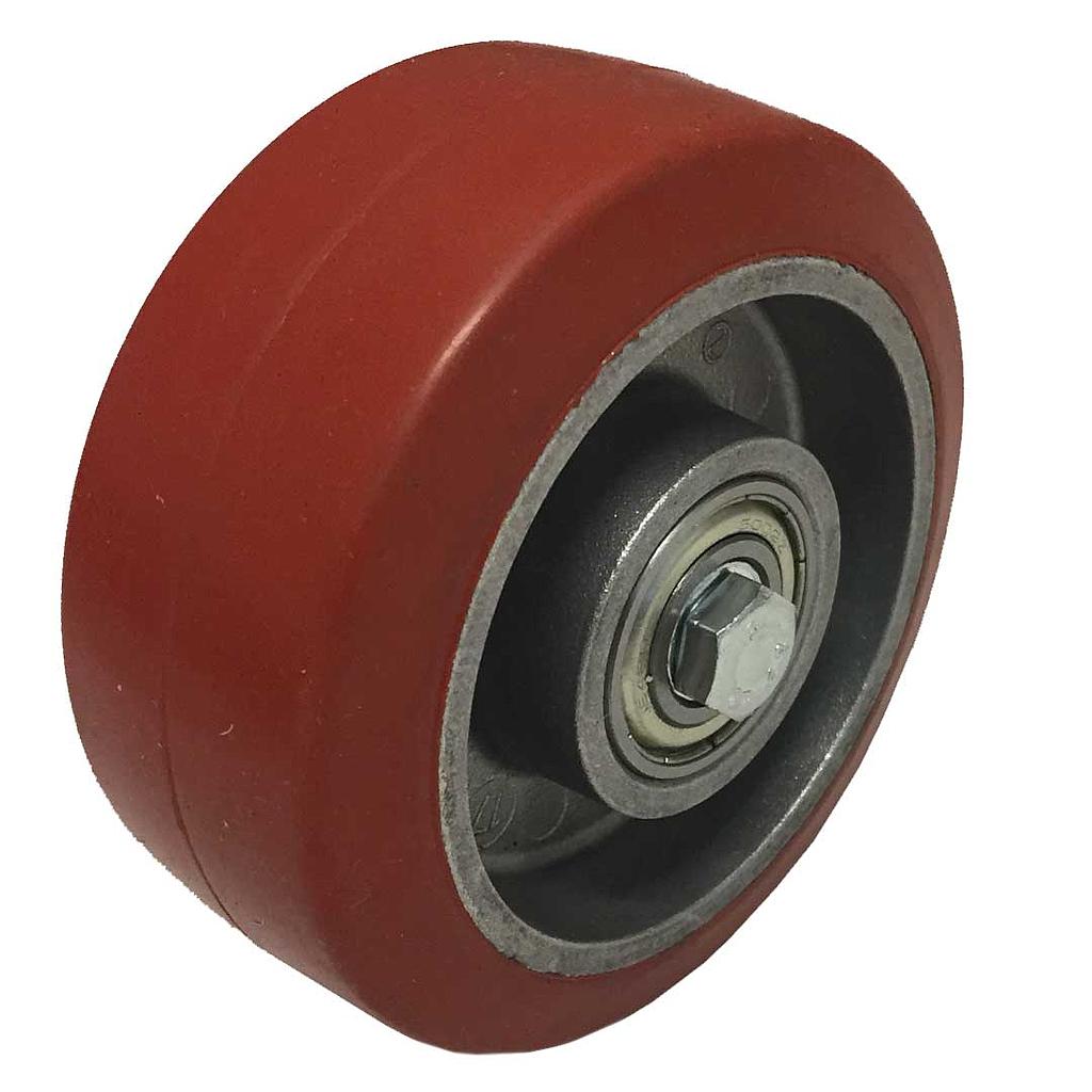 WHEEL ø100x40mm  Silicone rubber Temp -30..+250°C 