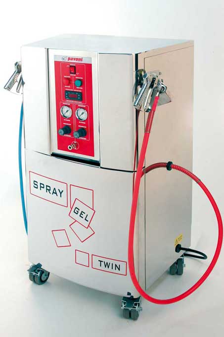 SPRAY GEL MACHINE Pavoni Twin/F Warm & Cold