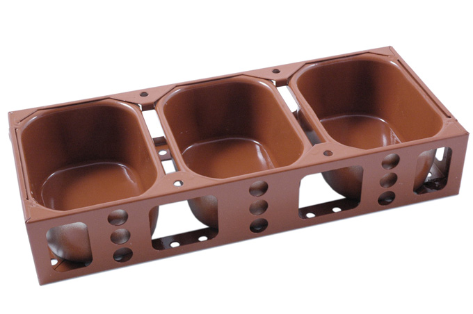 FORMSÆT 46x19 3x1,6L DD-type 175mm FARMHOUSE 400g RilonElast