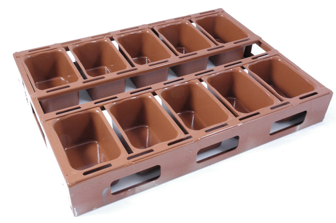 [DDRX-12719-re] FORMSETT 45x60 10x1,0L DD-type 145mm RilonElast