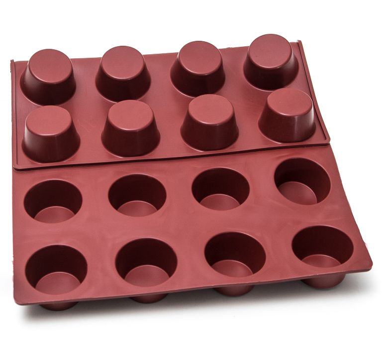 [MA-000601] SILICONE MAT 40x60 MUFFIN 24st ø67mm  