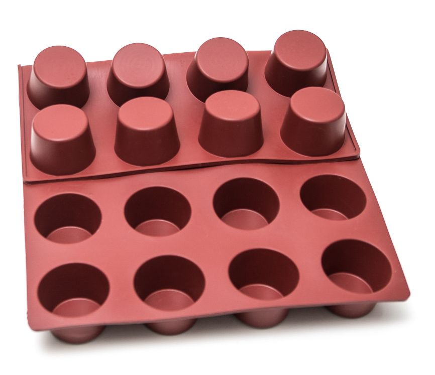 SILICONE MAT 40x60 MUFFIN 24st ø73mm  