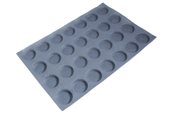 SILIKONMATTA 40x60 RUND 28st ø70mm 