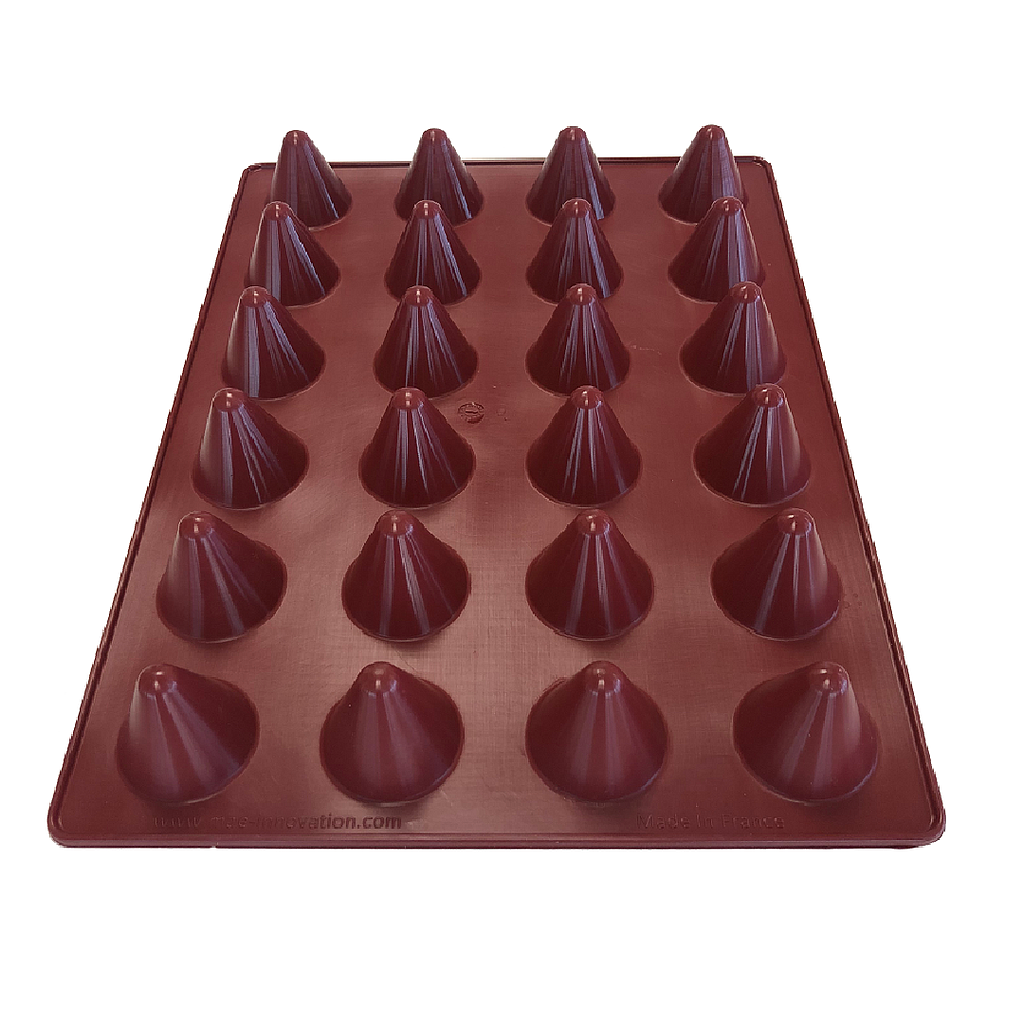 SILICONE MAT 40x30 CONE 24st ø45mm  