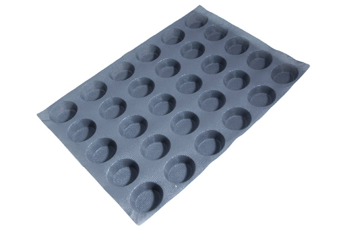 SILICONE MAT  40x60 OVAL 30st 71mm 