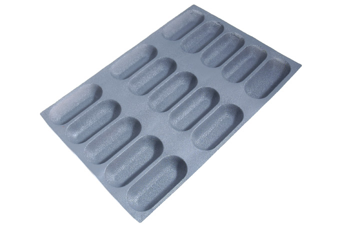 [MA-010883] SILIKONEMÅTTE 40x60 BAGUETTE 15stk 155mm 