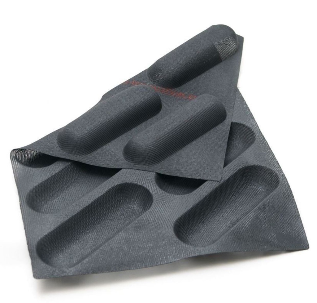 SILIKONEMÅTTE 40x60 BAGUETTE 10stk 200mm 