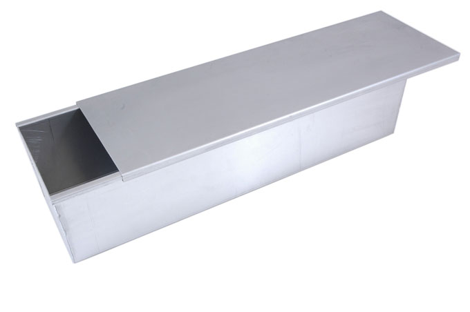 SINGLE TIN PAN 13L 590mm with Sliding Lid Welded