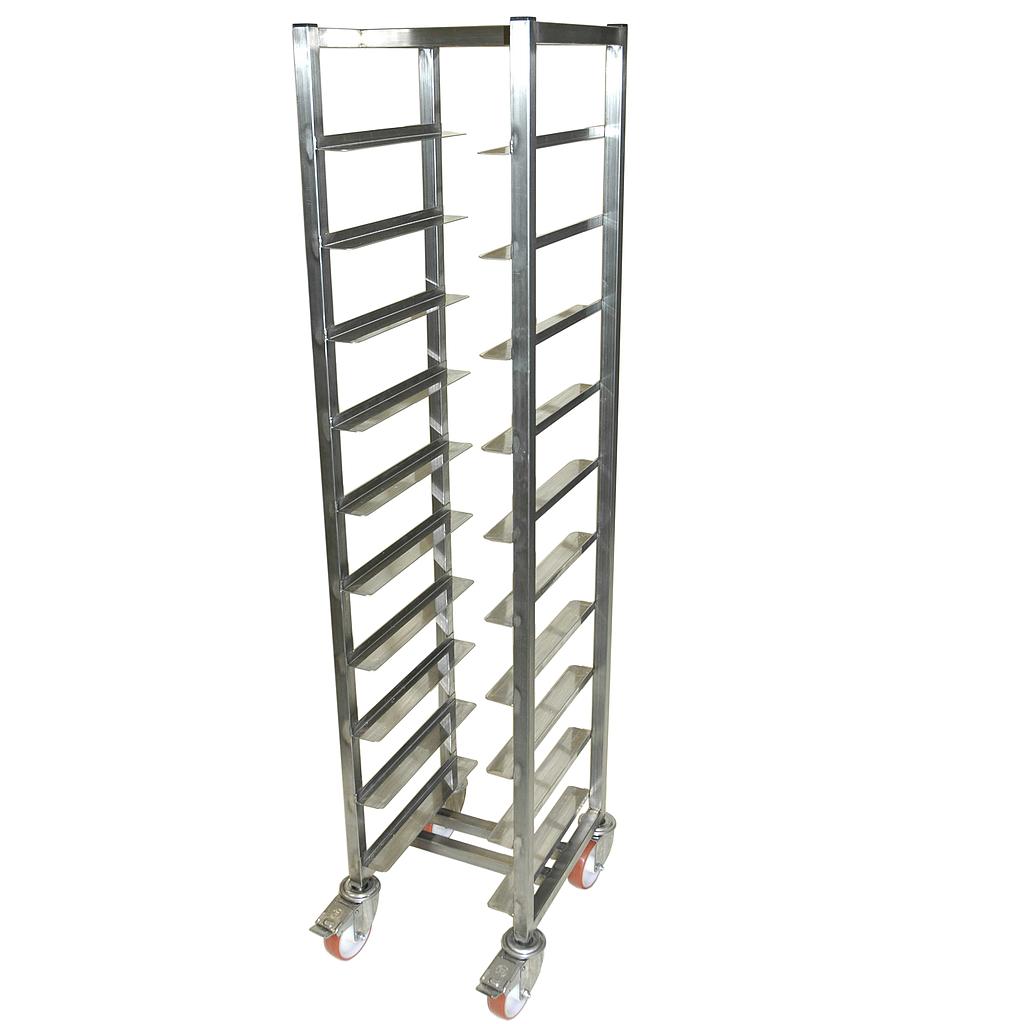 SERVING TRAY TROLLEY LUNCH 33x43 10-rung 