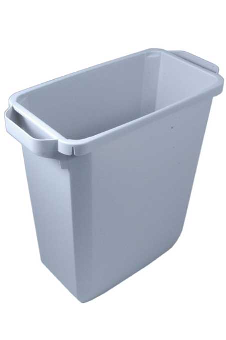 BIN 60L RECTANGULAR GREY