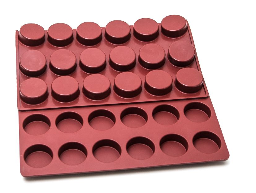 [MA-009189] SILICONE MAT 40x60 CYLINDER 48st ø50mm  