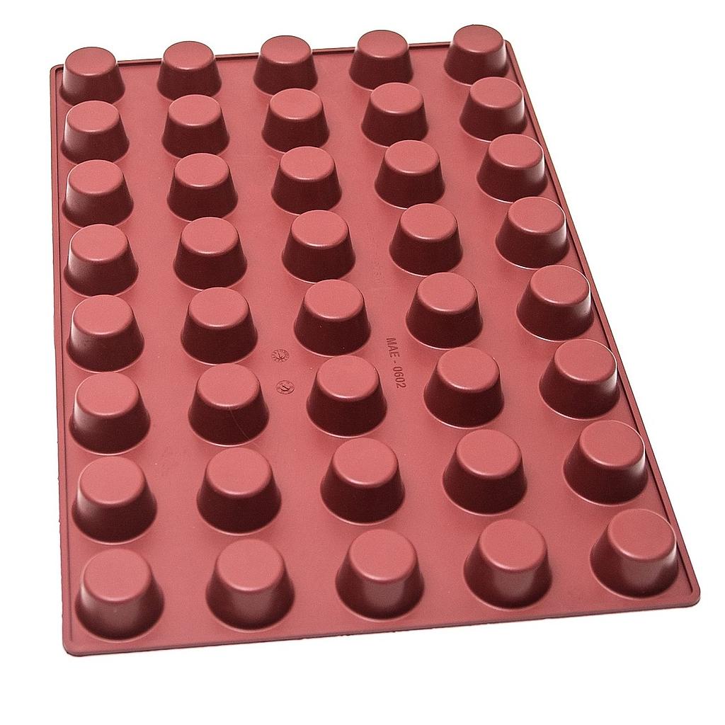 SILIKONMATTA 40x60 MUFFIN 40st ø49mm  
