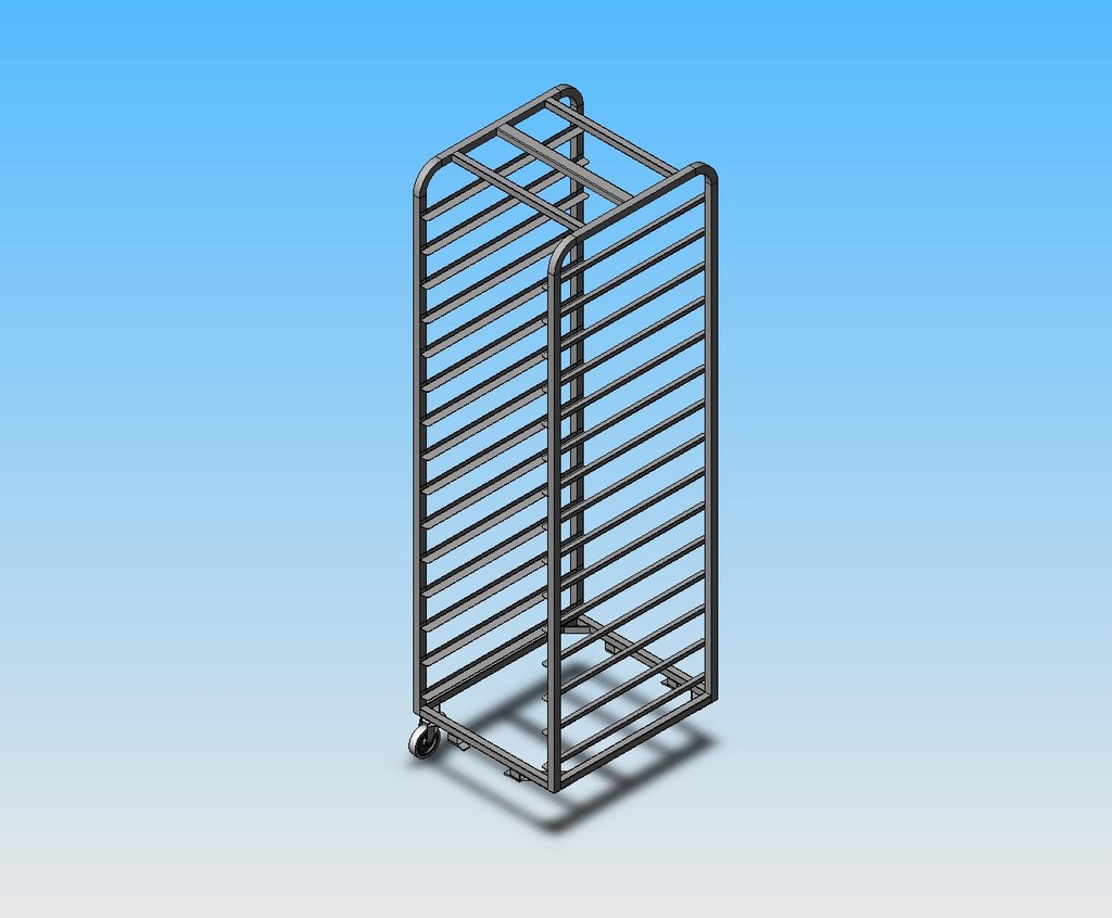 STORAGE RACK 60x80 18-rung FRAME-type Wide rungs **OUTLET**