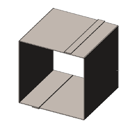 [BFRX-2303001] BRØDRAMME 10x10 Kvadratisk