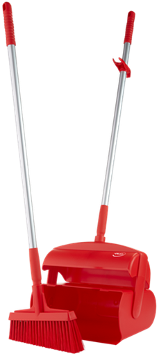 [VK-56654] DUSTPAN SET 370mm Closable RED