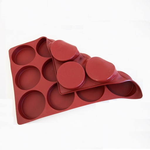 [MA-003045-S] SILICONE MAT 40x30 ROUND 12st ø90mm  