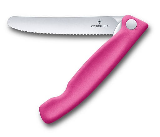 [VX-67836F5B] FOLDEKNIV 110mm Sagtandet Rund spets VICTORINOX
