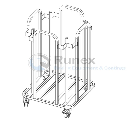 [TTRX-25160] DOLLY STACKING TROLLEY for 'all models of 40x60 dollies' 