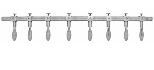 [SR-153450] DRAGSPORRE JUSTERBAR SLÄT ø55mm 8-radig