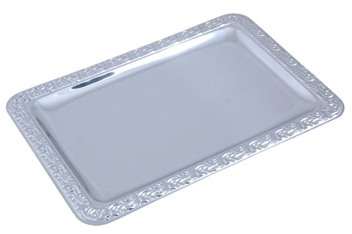 [LA-9153] SERVING PLATE 350x240mm PATTERNED EDGE