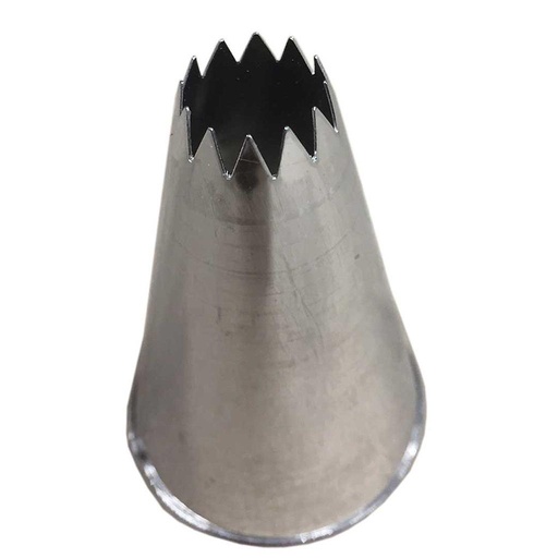 [PI-126-12] PIPING BAG NOZZLE ÉCLAIR STAR ø12mm