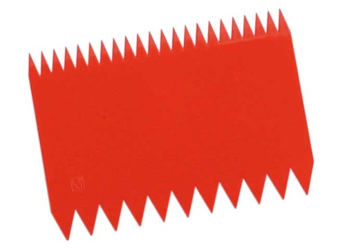 [PI-RA6RS] SKRAPE TANNET 110mm 1 side små tenner 1 side store tenner 