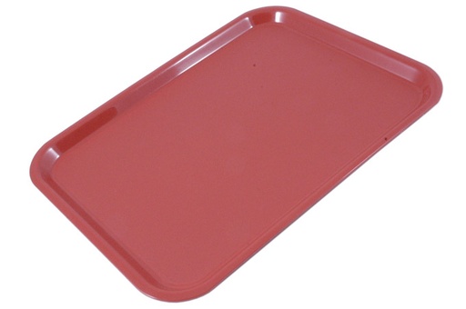 [VO-4333-02] SERVING TRAY LUNCH 33x43 Light RED **OUTLET**
