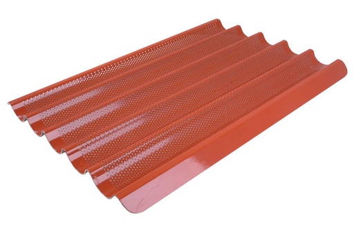 [BTRX-5375-re] FLUTED TRAY 50x70 5 BAGUETTE RilonElast