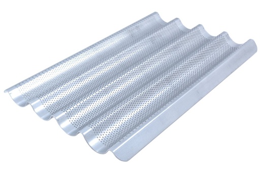 [BTRX-5180] FLUTED TRAY 40x60 4 BAGUETTE